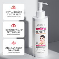 Vente en gros de soins de la peau biologiques hydratants, éclaircissants et blanchissants à la nicotinamide et à l'arbutine, lotion corporelle au parfum de fleurs de cerisier