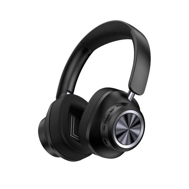 ANC Noise Canceling Wireless Over-Ear Headphones Foldable Design Aluminum CD Finish DJ Sports AAC IPX4 Waterproof 15-20 Hours