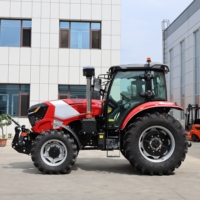 Tracteur agricole de 120 CV pour la fertilisation des terres agricoles, machinerie agricole de haute qualité