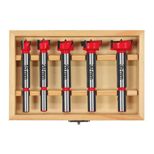 Juego de sierras perforadoras E-Er-Tuo de 15, 20, 26, 30 y 35 mm con punta de carburo para madera contrachapada y carpintería - Product Image 1