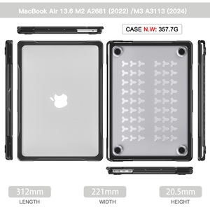 Nueva Funda Protectora Trasera de TPU para PC, Antirrayaduras, para Macbook Air 13.6 2022 2024 2025 2026 Air 15 - Product Image 6