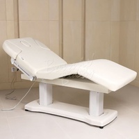 BonnieBeauty BN-A201 Table de spa de beauté électrique 4 moteurs appui-tête de lit facial en cuir réglable pour ateliers Applications faciales