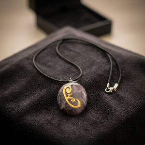 Pendentifs ovales classiques en agate de haute qualité à puissance curative avec support en bois pour femmes et hommes, cadeau, sertissage griffe - Product Image 2