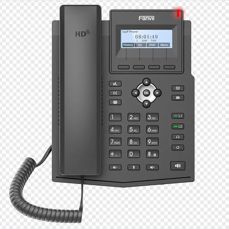 X1S/X1SPSIP電話エントリーレベルIP電話2線式3方向会議RJ9はPOE Voip SIP IP電話X1Sをサポート