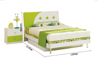 Juego de dormitorio infantil para niñas y niños, 5 piezas, fabricante moderno de muebles de dormitorio para niños