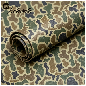 Feuilles de similicuir imprimables au laser à motif camouflage, cuir PU camouflage Vector pour la chasse au canard, pour couvertures de carnets et porte-clés - Product Image 5