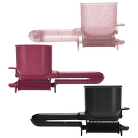 Brosse Applicatrice Automatique Noire pour Teinture Capillaire, Distributeur de Couleur Professionnel pour Salon, Outil à Rouleau pour Crème Colorante Capillaire