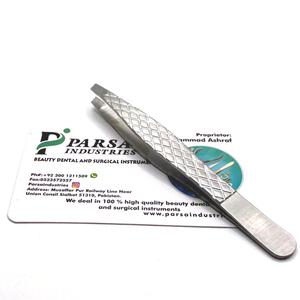 Pince à épiler pour sourcils en acier inoxydable à pointe fine, applicateur pour extensions de cils, usage professionnel pour femmes - Product Image 6