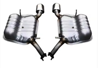 Venta directa de fábrica, accesorios de sistema de escape de coche de alta calidad, silenciador de escape trasero de acero inoxidable Chevrolet Captiva