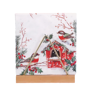 Custom <strong>Christmas</strong> Theme 3 Ply Printed <strong>Napkins</strong> For Dinner Party Gathering Decor 33*33cm Printed Paper <strong>Napkins</strong>