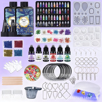 Kit de colle UV transparente en acrylique pour la fabrication de bijoux DIY, pendentifs, accessoires, collage de cristaux, anti-jaunissement