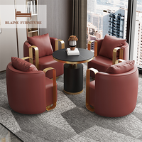 BLAINE chaise d'appoint pivotante à bras unique de luxe Design en tissu de haute qualité pour salle à manger hall d'hôtel salon moderne