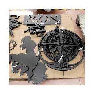 Decoração Metal Wall Art Board Laser corte tela