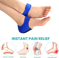 Protections de talon pour fasciite plantaire, inserts coussinets en mousse et gel de silice, talonnettes pour soulager la douleur de la tendinite d'Achille, unisexe