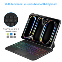 Étui de protection pour tablette iPad Pro 11 pouces avec clavier magique et fixation magnétique