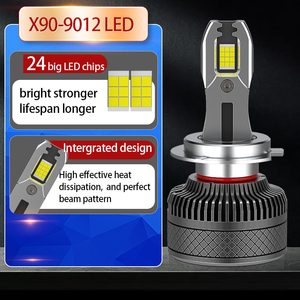 Bombilla LED X90 H4 de 45W y 5000LM para Accesorios de Mejora de Faros de Coche, Compatible con Modelos Lancer, <span class=keywords><strong>Transit</strong></span> y K5 - Product Image 3