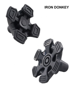 IRONDONKEY Caminar al aire libre Aleación <span class=keywords><strong>de</strong></span> aluminio Montañismo Stick Accesorios Cubierta <span class=keywords><strong>de</strong></span> cabeza <span class=keywords><strong>de</strong></span> goma Adecuado para caminos <span class=keywords><strong>de</strong></span> barro y arena - Product Image 4