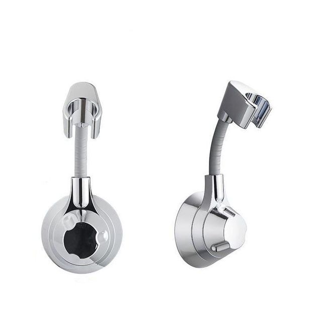 Flexible Shower Head Holder Adjustable Vacuum Suction Cup Wall Mount Holder