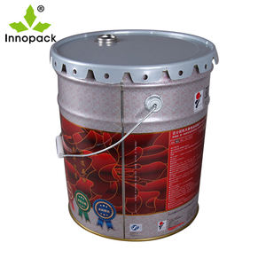 Seau en métal de 10L 20L avec couvercle en tôle pour peinture - Product Image 2