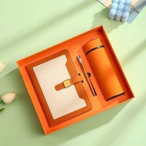 Promotional <b>Personalised</b> A5 Custom Leather Notebook Business Planner <b>Gift</b> Set with Pen Bottle - Product Image 6