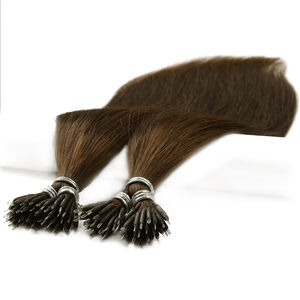 Extensiones de cabello K.SWIGS con cutícula virgen, alineadas, pre-adheridas, lisas, suaves, sin desprendimiento, sin enredos, calidad de salón, puntas nano naturales. - Product Image 5