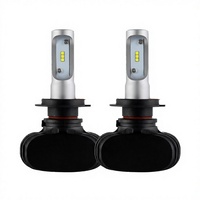 Ampoule de phare LED 10000LM 12-24V à double faisceau avec ventilateur de refroidissement H4 H7 H13 9005 9006 H11 Plug and Play