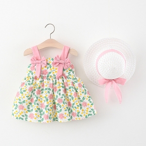 Ropa de Verano para Niños en Oferta, Vestidos para Bebés con Sombrero - Product Image 4