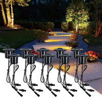 Kits d'éclairage de pont à LED encastrés DC24V extérieur étanche 2700K/3000K escalier extérieur chemin jardin LED lumières encastrées de pont creusé