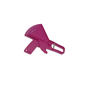 Pince de mesure de la graisse corporelle réglable en plastique pour l'entraînement physique, couleur rose - Product Image 1