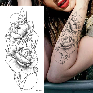 Tatuaggi Bk: Adesivi per Tatuaggi Sexy per la Parte Bassa della Schiena, Semplici Angeli Eleganti, Adesivi per Body Art - Product Image 4