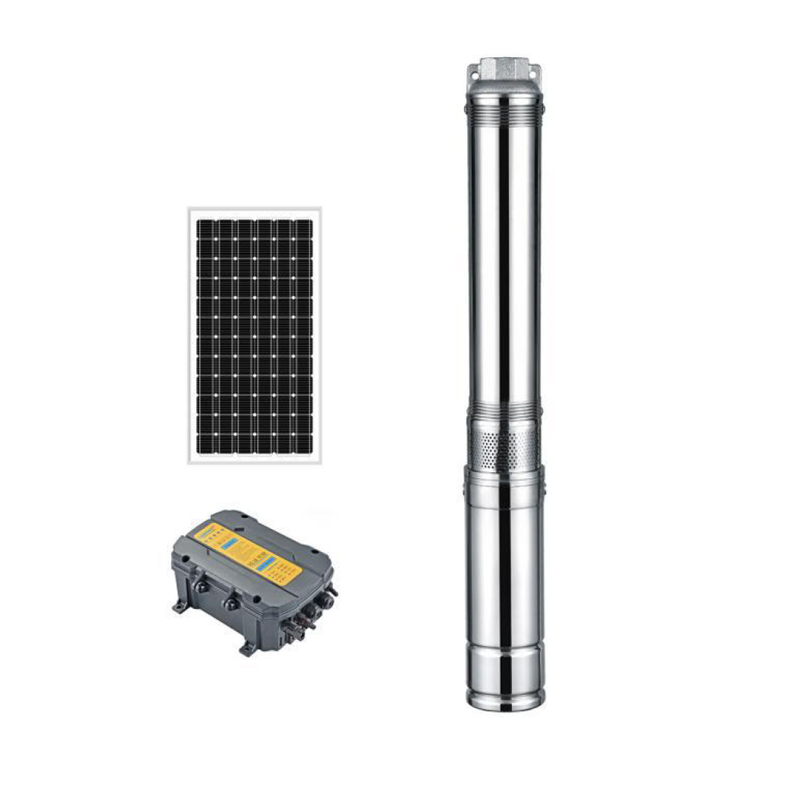 Solar submersible pump solar water pump irrigation dc solar submersible pump with MPPT controller