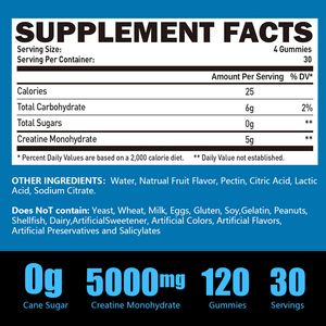 Factory Wholesale <b>Creatine</b> Gummies with <b>Creatine</b> Monohydrate Supports Faster Recovery Natural Herbal Dietary Supplements - Product Image 2
