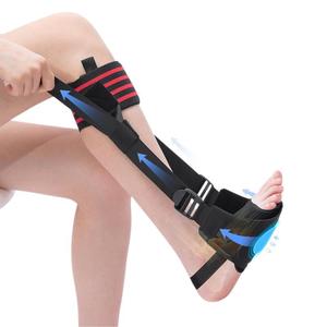 Yongjia Férula nocturna ajustable para pie caído, ortesis para fascitis plantar, soporte de tobillo para correr y hacer ejercicio - Product Image 2