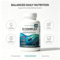 EN STOCK K-green Super B Complex Vitamines pour adultes 100 capsules Complément alimentaire pour soutenir le métabolisme énergétique