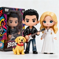 Fabricant de figurines en PVC personnalisées OEM ODM, décoration intérieure, figurine d'action d'anime, jouet de dessin animé, chanteur de famille, figurine d'art 3D, jouets en plastique