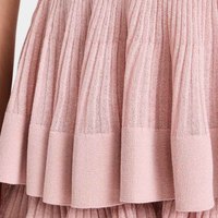 Fabricant de tricots ODM, robe moulante courte élégante sans manches à col rond pour le printemps, l'été, l'automne et l'hiver