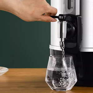 Bouilloire électrique commerciale en acier inoxydable à double couche noire de 25 L et 35 L, cafetière percolateur, urne - Product Image 5