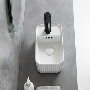 Vente d'usine Lavabo en céramique à poser Lavabo <span class=keywords><strong>pour</strong></span> enfants Lavabo miniature 360 mm <span class=keywords><strong>pour</strong></span> salle de bain d'enfants de maternelle <span class=keywords><strong>WC</strong></span> - Product Image 3