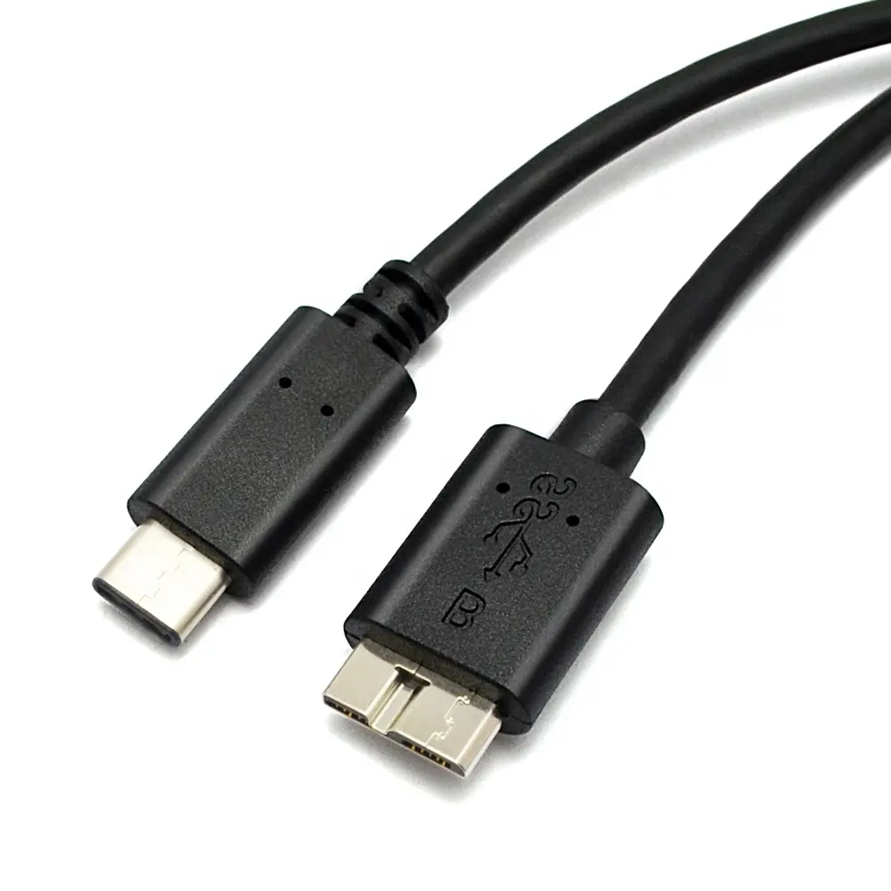 Hard Disk Drive Data Cable USB 3.1 Type C Cable Tipo C to Micro B 10pin For Computer Hard Drive
