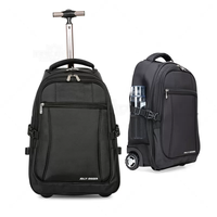 Sac à dos à roulettes pour hommes, sacs d'ordinateur portable de voyage