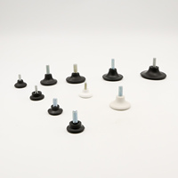Vis à boulon fileté M8 * 25 personnalisée Pieds de mise à niveau de meubles avec connecteur de joint en acier réglable pour la cuisine et la salle à manger à usage hôtelier