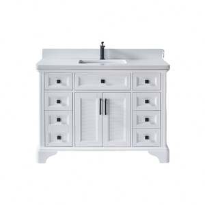 Polished Freestanding Bathroom Vanity Sink Combo Bathroom Cabinet Rectangle Bathroom Vanity - Product Image 3