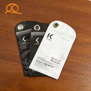 Accessoire de sac sec étanche noir réutilisable en PVC personnalisé chaud meilleur pochette de téléphone Ziplock étanche étanche - Product Image 1