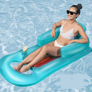 Matelas gonflable de piscine en PVC de qualité supérieure pour adultes, équipement de jeu aquatique, jouets pour les loisirs aquatiques estivaux - Product Image 1