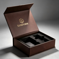 Caja de Embalaje Rígida con Cierre Magnético, Impresa Personalizada OEM, con Bandeja de Espuma Precortada, Caja de Embalaje Premium para Regalo de Incienso