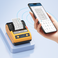 Printer Label Transfer Termal Nirkabel Detonger DT5150 DT-350 dengan Kabel BT untuk Pencetakan Label Dalam dan Luar Ruangan dengan Kartrid Pita