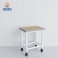 Bureau d'ordinateur en bois moderne pour laboratoire scolaire
