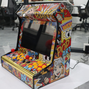 Tay cầm phản hồi nhanh 2 người chơi, máy chơi game thùng 22 inch hoạt động bằng tiền xu, Pandora <span class=keywords><strong>Pro</strong></span> 3D với hơn 26800 trò chơi dành cho trung tâm giải trí - Product Image 2