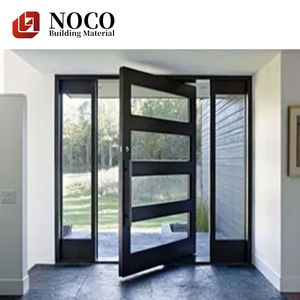 NOCO Vente à Chaud <span class=keywords><strong>Porte</strong></span> Pivotante d'Entrée Principale Urbaine de Luxe avec Bon <span class=keywords><strong>Prix</strong></span> Matériau Aluminium Verre <span class=keywords><strong>Porte</strong></span> Extérieure Avant - Product Image 5