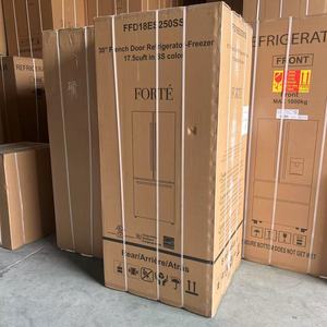 Réfrigérateur à portes françaises en acier inoxydable, refroidissement par air, 495 L, double compresseur, classe énergétique A, sans givre, avec machine à glaçons, norme américaine 110 V - Product Image 2